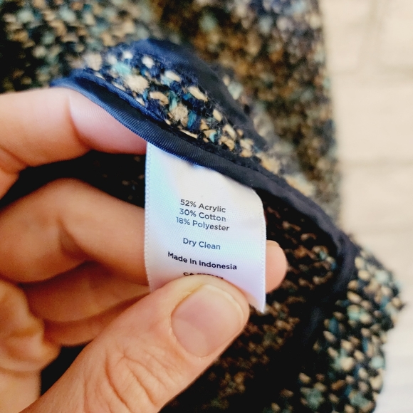 Talbots Tweed Knit Jacket - Picture 8 of 9